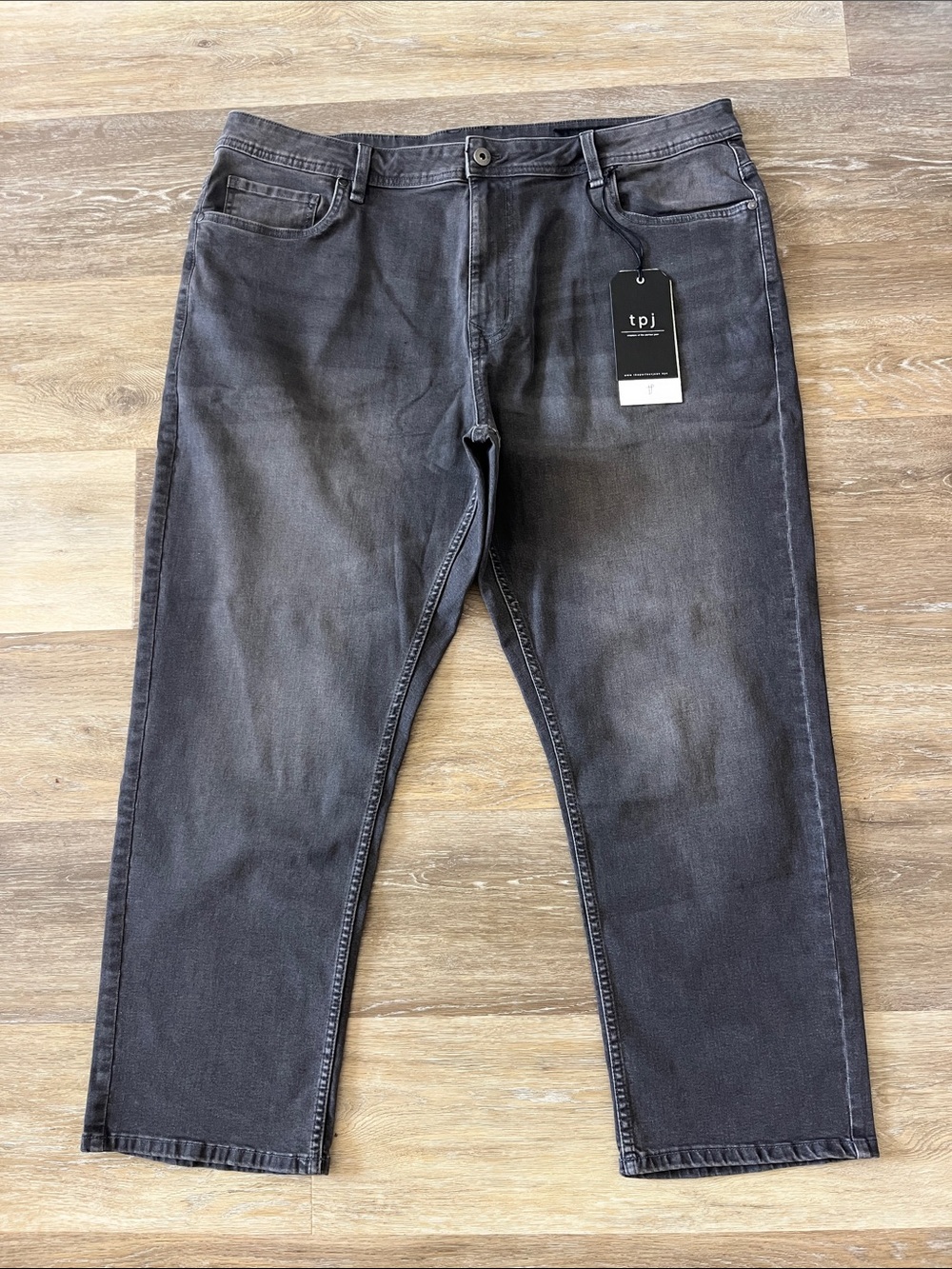 NWT TPJ Men’s Thick Thicc Jeans Miner Grey Size 40X28